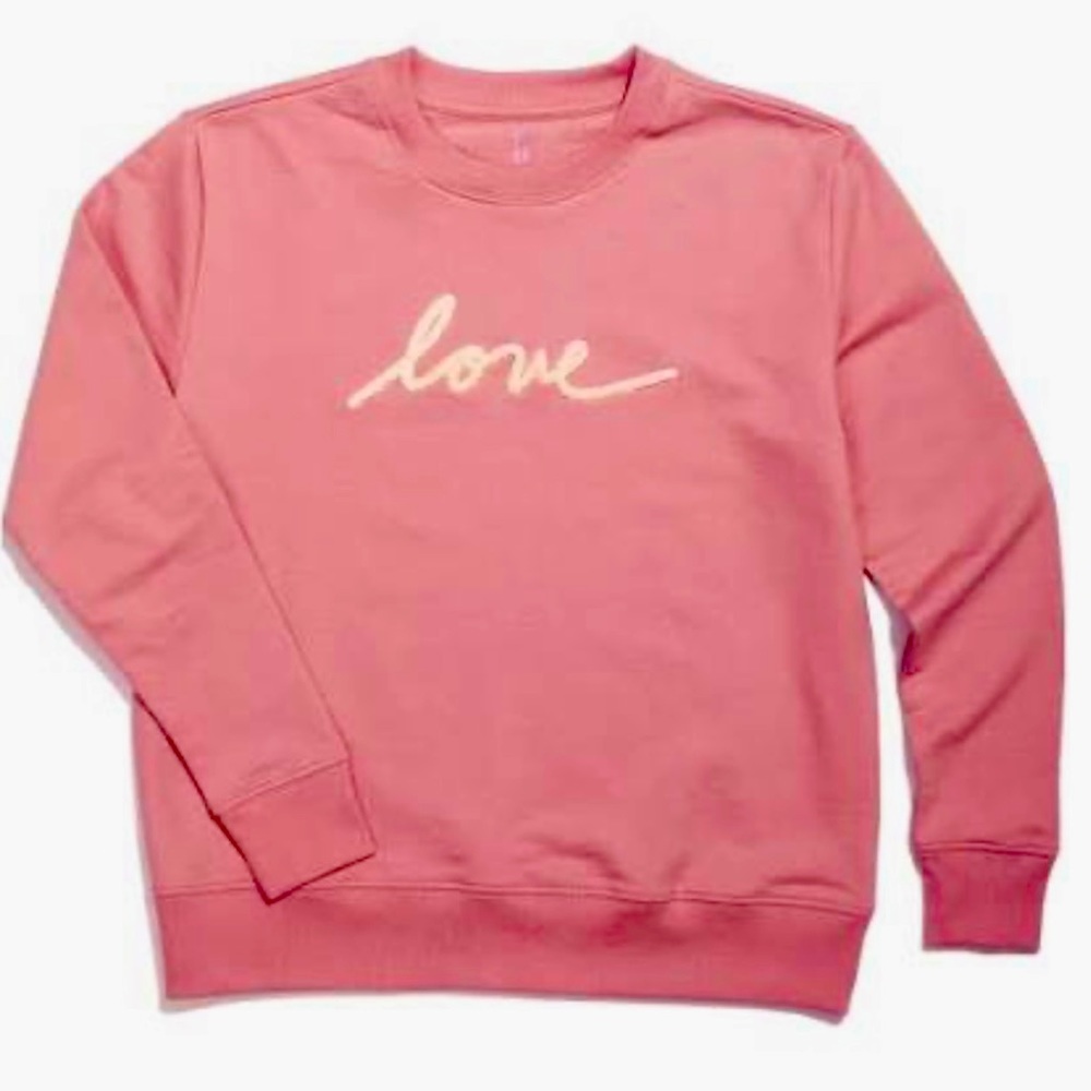 Ed by Ellen ORGANIC LOVE SCRIPT SWEATSHIRT